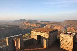 View from Enaf Community Guest house