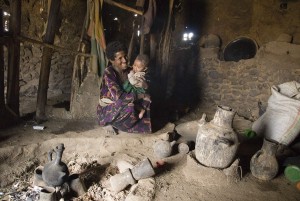 Photo taken inside a tukul near Mequat Mariam in Meket