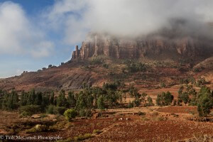 Tash McCarroll photo - Cloud gathering around the mountains near Erar