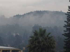 Rain clouds in Addis