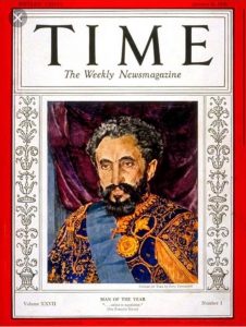 Haile Selassie "Man of the Year"