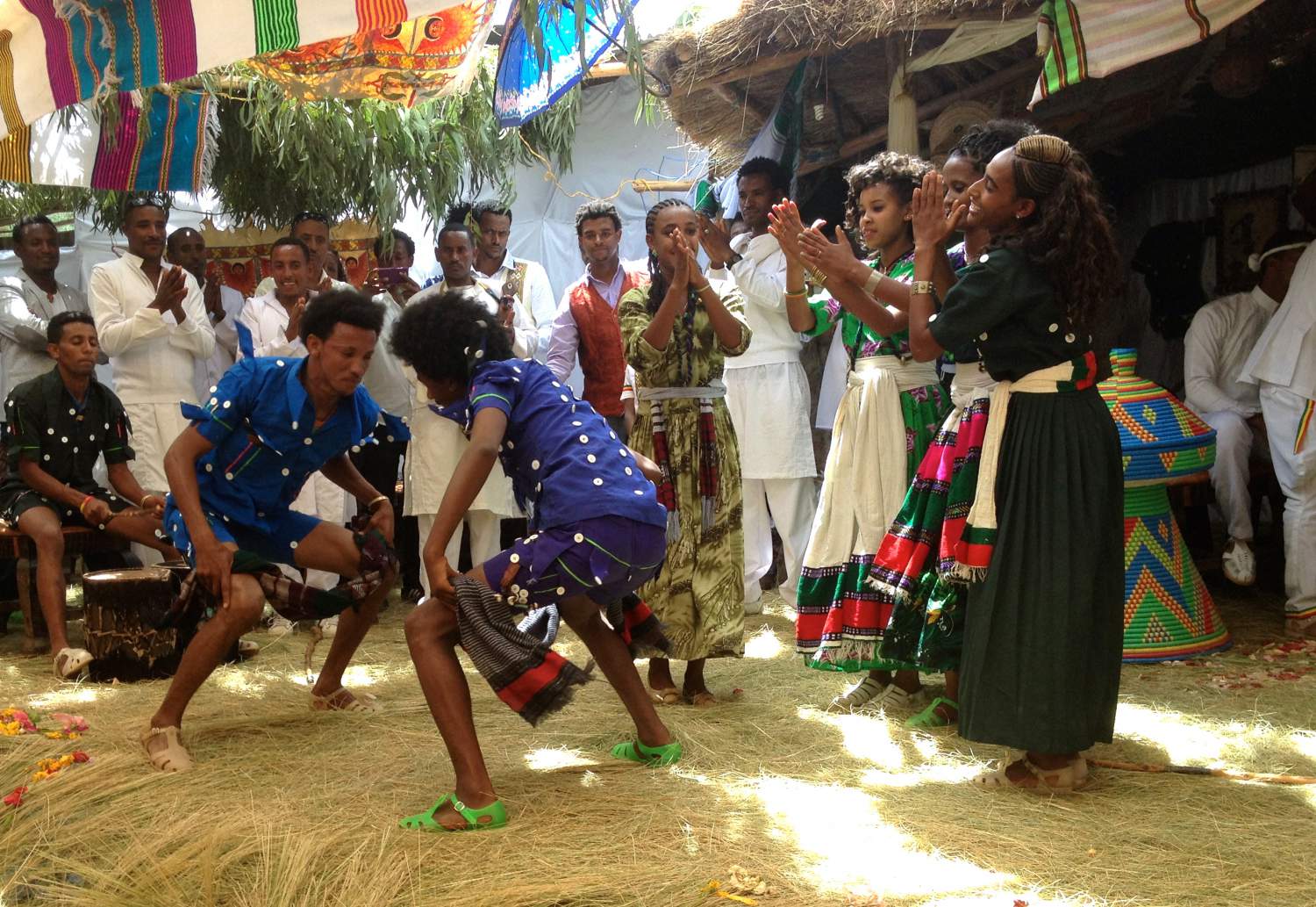 Sora dancing at Lalibela wedding