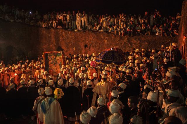 Gena ceremony in Lalibela