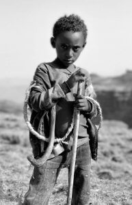 Meket Shepherd boy with whip